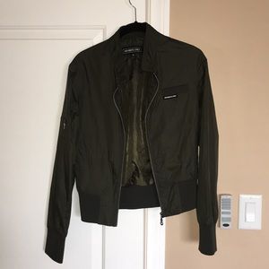 Members Only olive green jacket